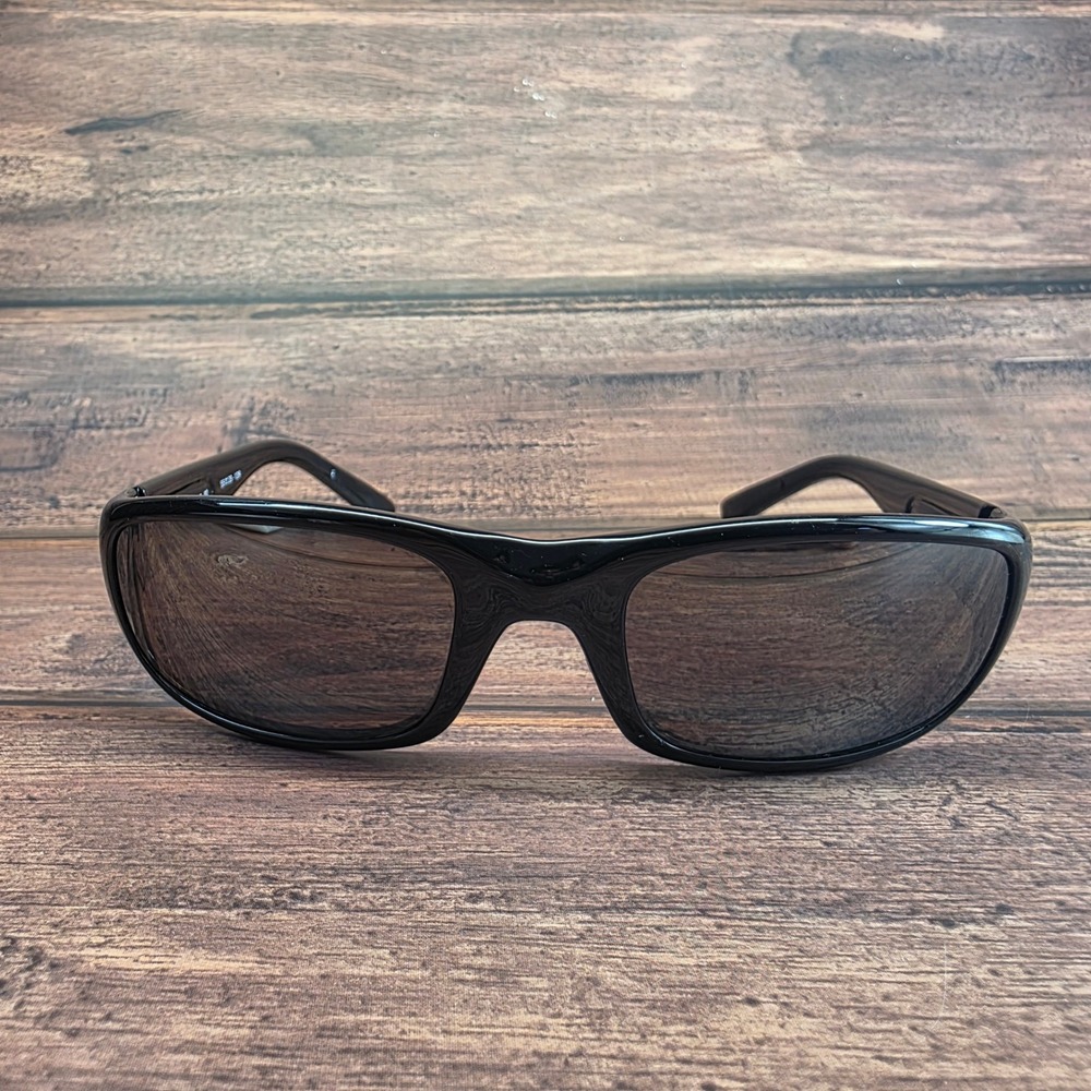Maui Jim MJ-103-02 Black Nylon Sport Sunglasses Frames Japan 55-23-129